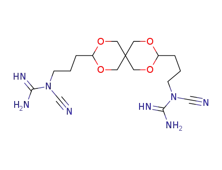 3,9-bis(3-cyanoguanidinopropyl)-2,4,8,10-tetraoxaspiro[5.5]undecane