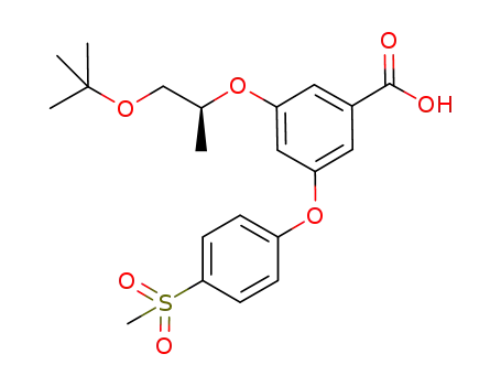 3-[(1S)-2-tert-butoxy-1-methylethoxy]-5-[4-(methylsulfonyl)phenoxy]benzoic acid