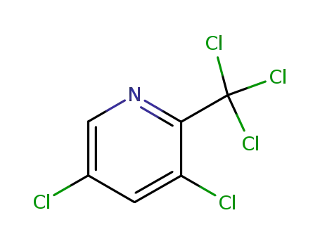 Molecular Structure of 1128-16-1 (3,5-dichloro-2-(trichloromethyl)pyridine)