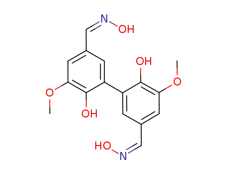 6,6'-dihydroxy-5,5'-dimethoxybiphenyl-3,3'-dialdoxime