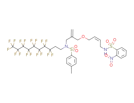 (Z)-{N-[4-(2-(N'-3,3,4,4,5,5,6,6,7,7,8,8,9,9,10,10,10-heptadecafluorodecyl)-4-methylbenzenesulfonamido)methylallyloxy]but-2-enyl}-2-nitrobenzenesulfonamide