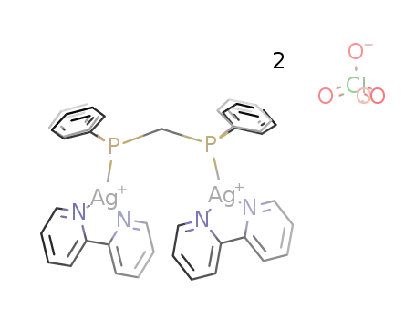 [Ag2(2,2'-bipyridyl)2(dppm)][ClO4]2