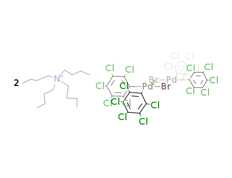 (NBu4)2{palladium(μ-Br)bis(pentachlorophenyl)}2