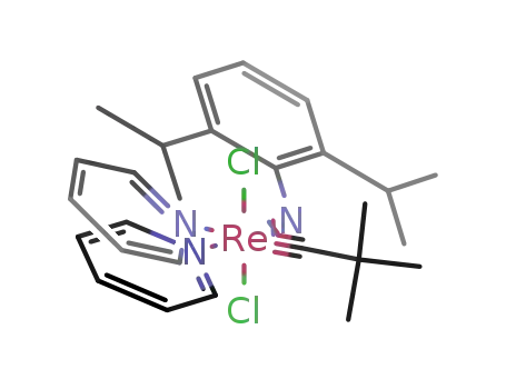 Re(C-t-Bu)(2,6-i-Pr2C6H3N)Cl2(pyridine)2