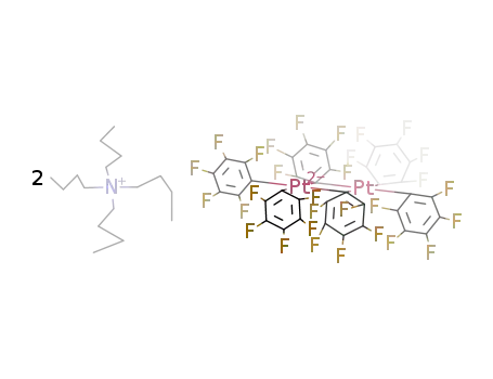 [NBu4]2[Pt2(μ-pentafluorophenyl)2(pentafluorophenyl)4]