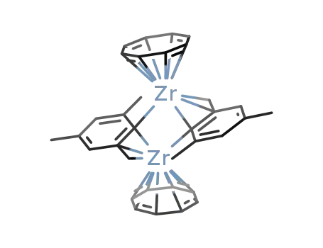 bis{zirconium(IV)(η8-cyclooctatetraene)(μ-2,4-dimethyl-6-CH2C6H2)}