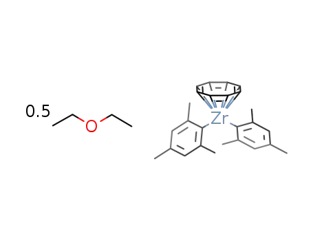 bis(mesityl)(η8-cyclo-octatetraene)zirconium(IV)*0.5Et2O
