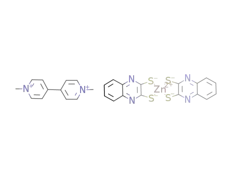 (1,1'-dimethyl-4,4'-bipyridinediium) bis(2,3-quinoxalinedithiolato)zincate