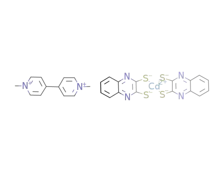 (1,1'-dimethyl-4,4'-bipyridinediium) bis(2,3-quinoxalinedithiolato)cadmate