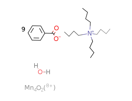 (NBu(n)4)[Mn4O2(benzoato)9(H2O)]