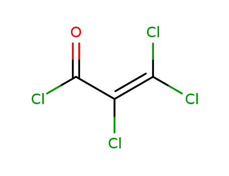 Molecular Structure of 815-58-7 (2,3,3-trichloroacryloyl chloride)