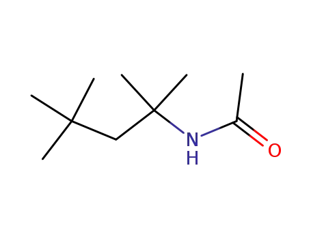 Molecular Structure of 5459-42-7 (N-(2,4,4-trimethylpentan-2-yl)acetamide)
