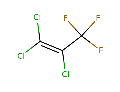 Molecular Structure of 431-52-7 (1,1,2-TRICHLORO-3,3,3-TRIFLUOROPROPENE)