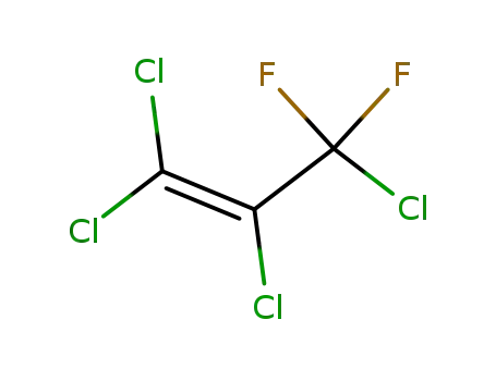 Molecular Structure of 431-50-5 (1,1-DIFLUORO-1,2,3,3-TETRACHLOROPROPENE)