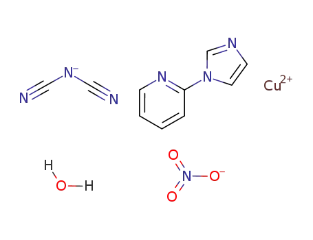 [Cu(II)(2-(2-pyridyl)imidazole)(H2O)(dicyanamide)]n(NO3)n