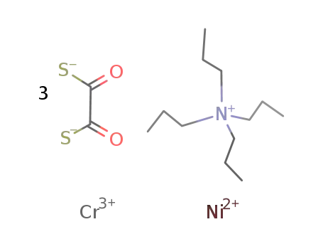 tetra-n-propylammonium [NiCr(dithiooxalato)3]