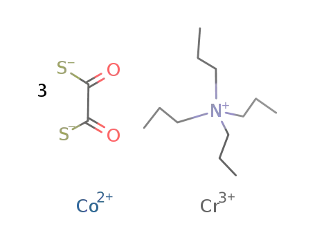 tetra-n-propylammonium [CoCr(dithiooxalato)3]