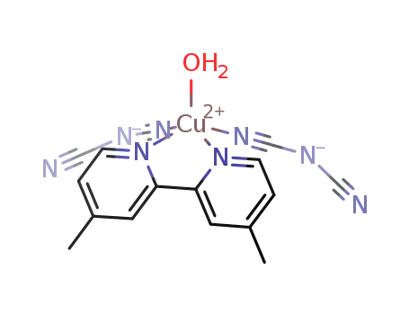 [Cu(4,4'-dimethyl-2,2'-bipyridine)(dicyanamide)2(H2O)]