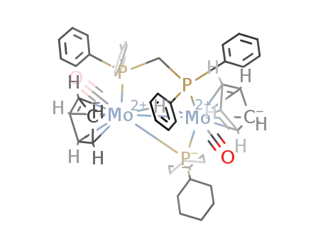 [Mo2(η5-cyclopentadienyl)2(μ-H)(μ-PCy2)(CO)2(μ-bis(diphenylphosphino)methane)]