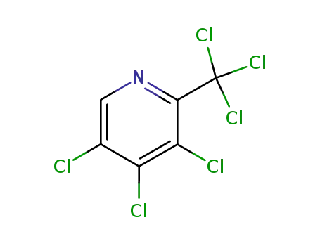 Molecular Structure of 1201-30-5 (3,4,5-trichloro-2-(trichloromethyl)pyridine)