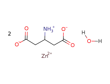 zinc bis(hydrogen β-glutamate) monohydrate