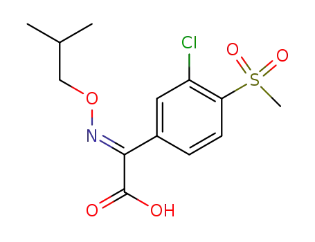 (E)-(3-chloro-4-methanesulfonyl-phenyl)-isobutoxyimino-acetic acid