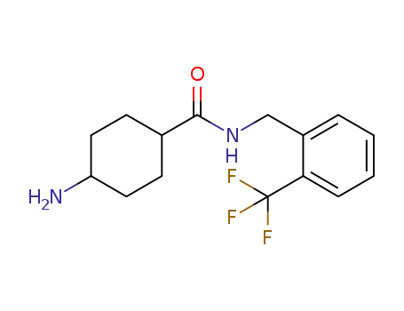 cis-4-amino-N-{[2-(trifluoromethyl)phenyl]methyl}cyclohexane carboxamide
