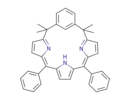 11,16-bis(phenyl)-6,6,21,21-tetramethyl-m-benzi-6,21-porphodimethene