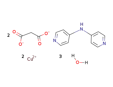 [Cu2(malonate)2(4,4'-dipyridylamine)(water)2]*(water)