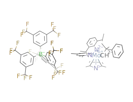 [Mo(N(2,6-diisopropylphenyl))(CHCMe2Ph)(η5-2,5-dimethylpyrrolide)(2,4-dimethylpyridine)][B(3,5-(CF3)2C6H3)4]