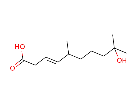 (E)-9-hydroxy-5,9-dimethyl-dec-3-enoic acid