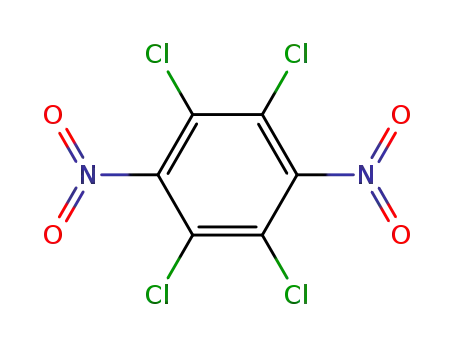 Molecular Structure of 20098-38-8 (TETRACHLORO-1,4-DINITROBENZENE)