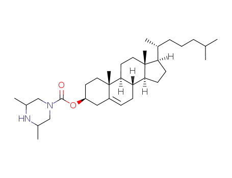 cholest-5-en-3-yl 3,5-dimethyl-1-piperazinecarboxylate