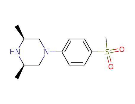 (3R,5S)-3,5-dimethyl-1-[4-(methylsulfonyl)phenyl]piperazine