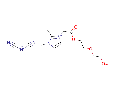 2,3-dimethyl-1-(methoxyethoxyethoxycarbonylmethyl)imidazolium dicyanoamide