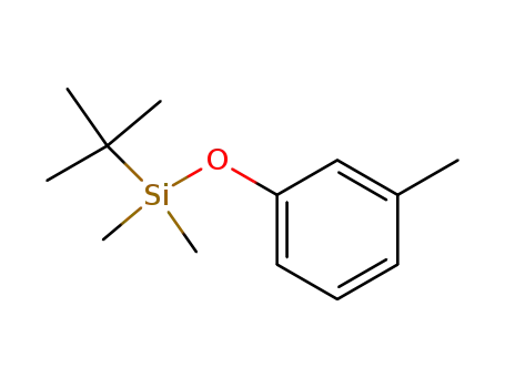 Molecular Structure of 62790-75-4 (Silane, (1,1-dimethylethyl)dimethyl(3-methylphenoxy)-)