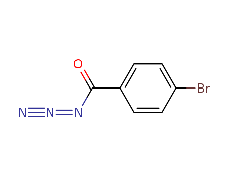 Benzoyl azide, 4-bromo-