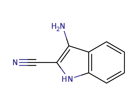 Molecular Structure of 1192690-93-9 (3-aMino-1H-Indole-2-carbonitrile)