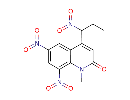 6,8-dinitro-1-methyl-4(1-nitropropyl)-2-quinolone