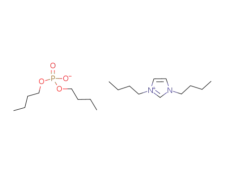 Molecular Structure of 654058-05-6 (1H-Imidazolium, 1,3-dibutyl-, dibutyl phosphate)