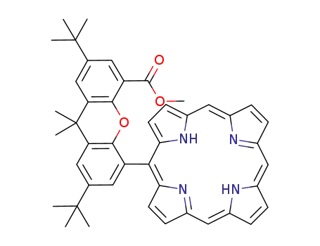 5-[4-(2,7-di-tert-butyl-5-hydroxycarbonyl-9,9-dimethylxanthene)]porphyrin