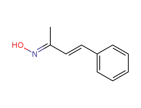 Molecular Structure of 21613-44-5 ((2E)-4-phenylbut-3-en-2-one oxime)
