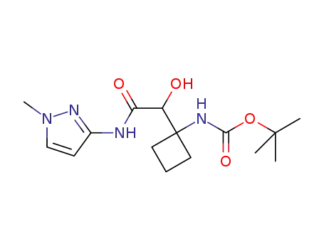 {1-[hydroxy-(1-methyl-1H-pyrazol-3-ylcarbamoyl)methyl]cyclobutyl}carbamic acid tert-butyl ester