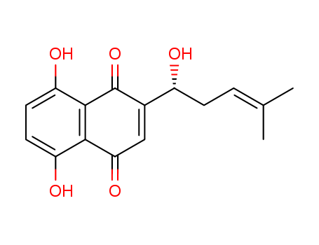 5,8-Dihydroxy-2-[(1R)-1-hydroxy-4-methyl-pent-3-enyl]naphthalene-1,4-dione