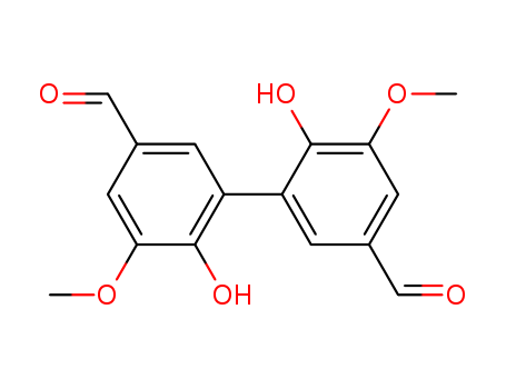 6,6'-dihydroxy-5,5'-dimethoxybiphenyl-3,3'-dicarbaldehyde