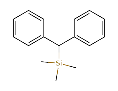 Molecular Structure of 6328-61-6 ((diphenylmethyl)(trimethyl)silane)
