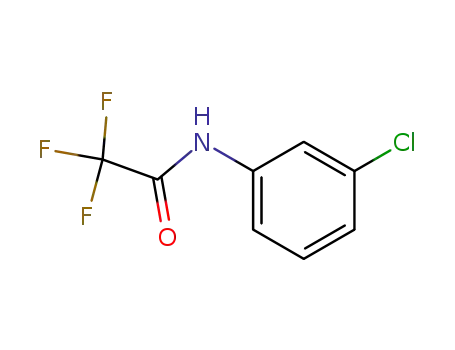 Molecular Structure of 40410-54-6 (Acetamide, N-(3-chlorophenyl)-2,2,2-trifluoro-)