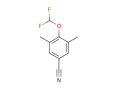 4-(difluoromethoxy)-3,5-dimethylbenzonitrile