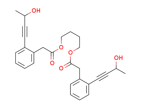 butane-1,2-diyl bis(2-(2-(3-hydroxybut-1-ynyl)phenyl)acetate)