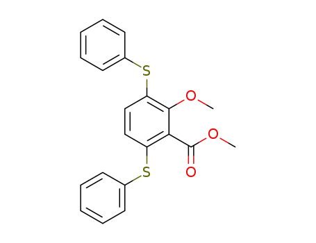 methyl 2-methoxy-3,6-bis(phenylthio)benzoate